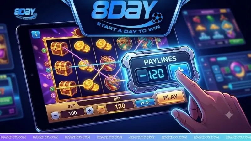 Người chơi tùy chỉnh số lượng paylines là gì cách tính dòng thắng tối ưu trên bảng điều khiển.